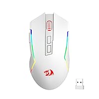 M693 Wireless Gaming Mouse, 8000 DPI Wired/Wireless Gamer Mouse w/ 3-Mode Connection, BT & 2.4G Wireless, 7 Macro Buttons, Durable Power Capacity for PC/Mac/Laptop