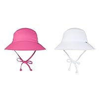 i play. Baby & Toddler Girls' Breathable Swim & Sun Bucket Hat (2 pack), UPF 50+