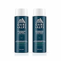Oars + Alps Men's Sulfate Free Hair Shampoo and Conditioner Set, Infused with Witch Hazel and Tea Tree Oil, Alpine Tea Tree, 12 Fl Oz Each