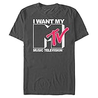 Nickelodeon Young Men's Standard Want Logo T-Shirt