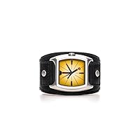 Happy Hour Timepieces Bottoms Up in Yellow. Men's Bottle-Opening Watch