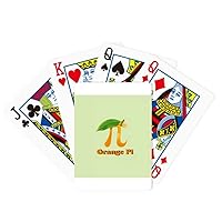 Calculation Mathematical Pi Orange Poker Playing Magic Card Fun Board Game