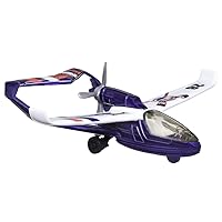 Matchbox Collectible Die-Cast Metal Sky Busters MBX Sea Arrow Airplane - HLJ04 ~ Purple and White MBX Resorts Airplane ~ Includes Playmat