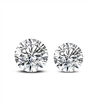 Tiny Moissanite Stone 0.8-3.5mm White D Color Round Brilliant VVS1 Small Size Loose Moissanite Gemstone for Custom Diamond Jewely