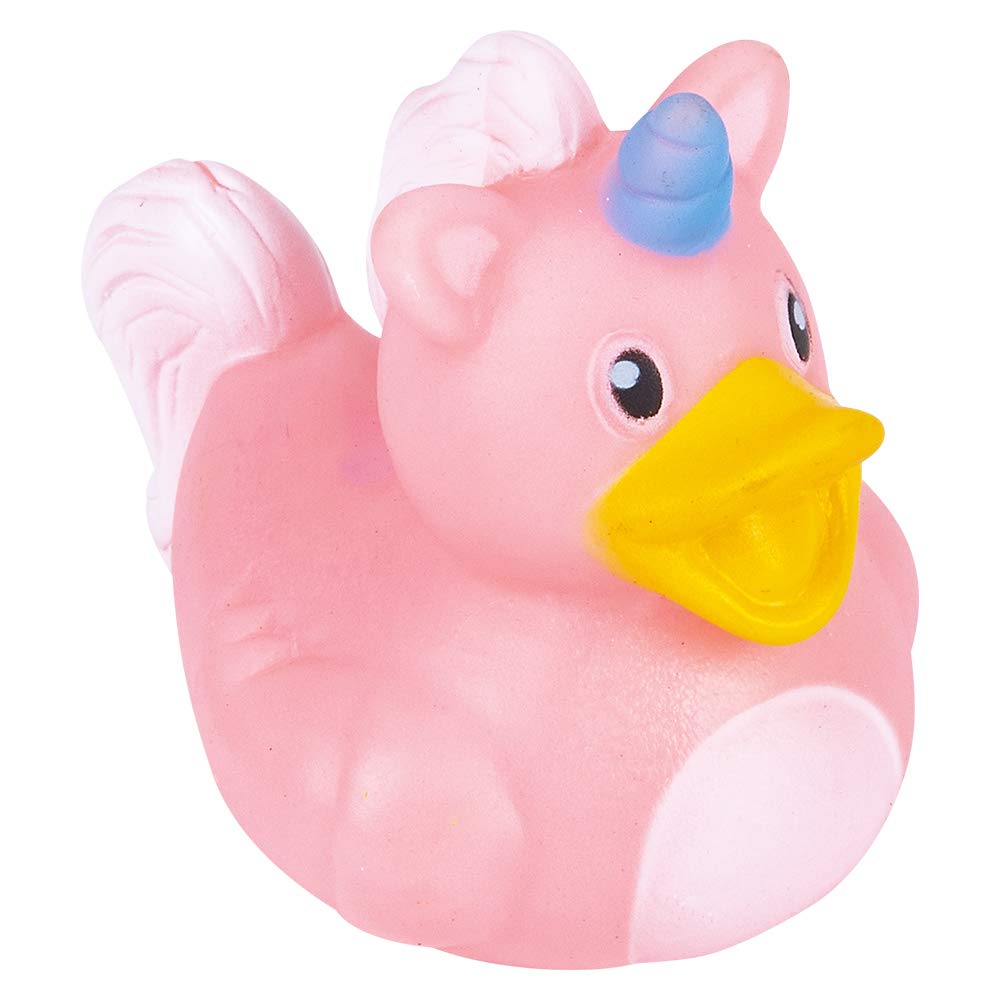 Rhode Island Novelty 2 Inch Unicorn Rubber Duckies, One Dozen