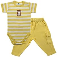 Hudson Baby Bodysuit and Pant, Baby Owl