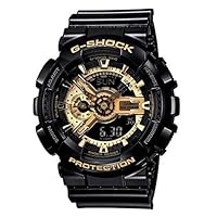 [Casio] CASIO [Not The Box Outlet] Shock G-Shock Overseas Model Waterproof Black Gold Black X Gold Ga – acs-110gb – DC V, 1 A Watch [parallel import goods]