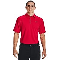 Men's Tech Golf Polo , Red (600)/Graphite, Large