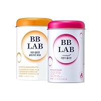BB LAB Collagen Bundle(Pack of 2) Low-Molecular Collagen Stick Supplement, Marine Collagen, Fish Collagen, Glutathione, Vitamin C, Hyaluronic Acid, 12 Probiotics, Fast Absorption, Flavored- 60 Ct
