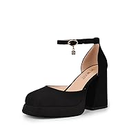 wetkiss Platform Chunky Heels for Women, Suitable for All Occasions, Cute and Comfortable