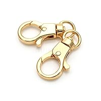 CRAFTMEMORE Swivel Snap Hook Quality Keychain Clip Push Gate Trigger Lobster Clasps 3/8