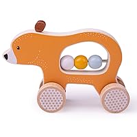 Bigjigs Toys 100% FSC® Certified Push Along Bear