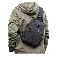 Messenger bag for Men,Small Sling Crossbody Backpack Shoulder Bag for Men Women,canvas Strap Backpack Sling Bag
