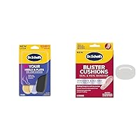 Dr. Scholl's Heel Liners Cushions 3 Pair & Blister Cushions Seal & Heal Bandage with Hydrogel Technology 8 ct