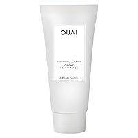 OUAI Finishing Creme - Hair Styling Cream with Keratin & Heat Protectant to Smooth & Polish Hair - Tames Flyaways, Smooths Frizz, Adds Shine and Volume - Paraben, Phthalate and Sulfate Free - 3.4 Oz OUAI Finishing Creme - Hair Styling Cream with Keratin & Heat Protectant to Smooth & Polish Hair - Tames Flyaways, Smooths Frizz, Adds Shine and Volume - Paraben, Phthalate and Sulfate Free - 3.4 Oz