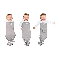The Ollie Swaddle - Helps to Reduce The Moro (Startle) Reflex - Made from a Custom Designed Moisture-Wicking Material (Stone)