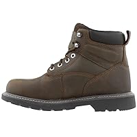 Men's Floorhand 6 Inch Waterproof Soft Toe-M Work Boot, Dark Brown, 10 M US