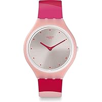 Swatch Skinset SVOP101 Pink Silicone Swiss Quartz Fashion Watch