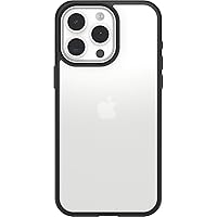 Otterbox iPhone 15 Pro MAX (Only) Prefix Series Case - BLACK CRYSTAL, Ultra-Thin, Pocket-Friendly, Raised Edges Protect Camera & Screen, Wireless Charging Compatible