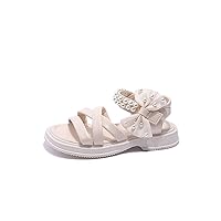 Girl Sandals Size 3 Big Kid Kids Slip On Shoes Toddler Kids Girls Pearl Butterfly Knot Toddler Sandals Girls Closed Toe