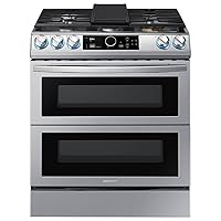 Samsung NY63T8751SS 6.3 Cu. Ft. Flex Duo Stainless Front Control Slide-in Dual Fuel Range