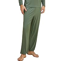 Men's Loose Pyjama Bottoms Soft Straight-Fit Lightweight Pajama Pants Comfy Lounge Pants Loungewear Sleepwear