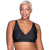 Vanity Fair Womens Illumination Wireless Bralette, XL, Midnight Black