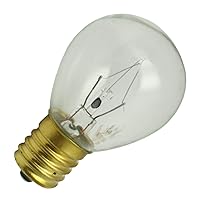 Satco S3630 Intermediate Base 25-Watt S11 Light Bulb, Clear