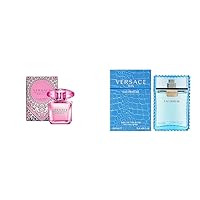 Versace Bright Crystal Absolu Eau de Perfume Spray, 3.0 Ounce Man Eau Fraiche By Gianni For Men Edt Spray 3.4 Fl Oz Bundle