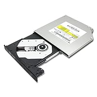 Laptop Internal Lightscribe CD DVD Writer, Model TS-L633 TS-L633L, Dual Layer 8X DVD+-R/RW DVD-RAM CD-RW Burner, Tray-Loading 12.7mm SATA Optical Drive Replacement