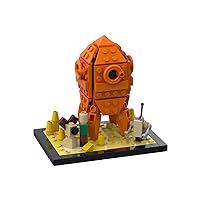 Cute Wallace Micro Vignette Building Kit,Animal Sheep Space Rocket Building Model Construction Set,Intelligence Education STEM Puzzle Toy,Birthdays Gift for Boys Girls(156 Pcs)