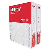 AIRx Filters 20x25x5 MERV 11 HVAC AC Furnace Air Filter Replacement for Honeywell FC100A1037 FC35A1027 CF200A1016, Allergy 2-Pack, Made in the USA