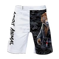Men’s Animal Camouflage Graphic Pro Durability Fight Short for Grappling