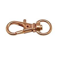 Metal Red Bronze Color 1.25 Inches Lobster Clasps Buckle Connection (Pack Of 30)
