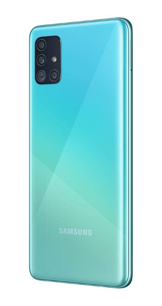 Samsung Galaxy A51 Factory Unlocked Cell Phone | 128GB of Storage | Long Lasting Battery | Single SIM | GSM or CDMA Compatible | US Version | Blue