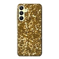 jjphonecase R3388 Gold Glitter Graphic Print Case Cover for Samsung Galaxy A25 5G