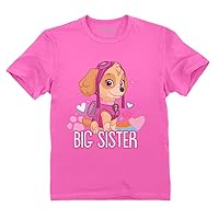 Official Paw Patrol Skye Big Sister Shirt Toddler Kids T-Shirt