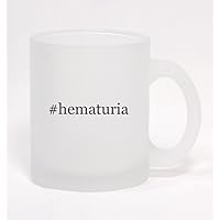 #hematuria - Hashtag Frosted Glass Coffee Mug 10oz