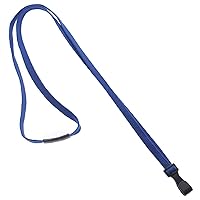 5 Pack - MRI Safe ID Lanyards (No Metal) with Plastic No Twist Clip & Safety Breakaway Clasp - Great for Radiology Pathologists - Neck Strap I.D. Badge Holders by Specialist ID (Royal Blue)