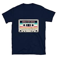 Mens 40 Years Old Gift Vintage 1982 Man Myth Legend 40th Birthday Unisex T-Shirt Navy