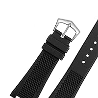 Watch Bands Accessories are Suitable for Patek Philippe 5711 5712G Nautilus Watch Chain Special Notch Silicone Strap 24-13mm (Color : 10mm Gold Clasp, Size : 24-13mm)