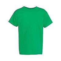 Hanes ComfortSoft Youth Short Sleeve T-Shirt XS Kelly Green
