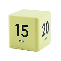Timer, Cube Timers Time Management and Countdown Settings with Gravity Sensor Flip Timer 2.6 Inch Kids Timer 15-20-30-60 Minutes for Studying Cooking Reading Exercise
