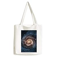 Whirlpool Nebula Nebula Particles Patterns Tote Canvas Bag Shopping Satchel Casual Handbag