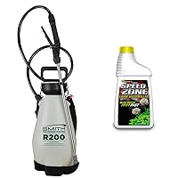 Smith Performance Sprayers R200 2-Gallon Compression Sprayer Bundle with Gordon's SpeedZone Lawn Weed Killer, 20 Ounces