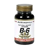 Windmill Vitamin B-6 100 mg Tablets 100 TB