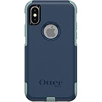 OtterBox Commuter Series Case for iPhone Xs & iPhone X - Bulk Packaging - Bespoke Way (Blazer Blue/Aquifer)