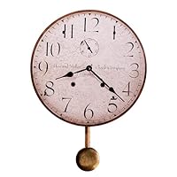Howard Miller Deary Wall Clock 547-662 – Antique & Round with Quartz Movement