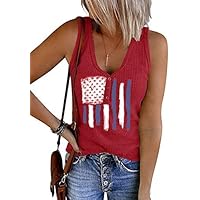 Henley Tank Tops Womens Western Aztec Print V-Neck Cami Ribbed Sleeveless Shirts Casual Button Up T-Shirts