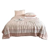 Lace Princess Style Cooling Comforter Air Conditioning Thin Quilt Ice Silk Nude Quilt